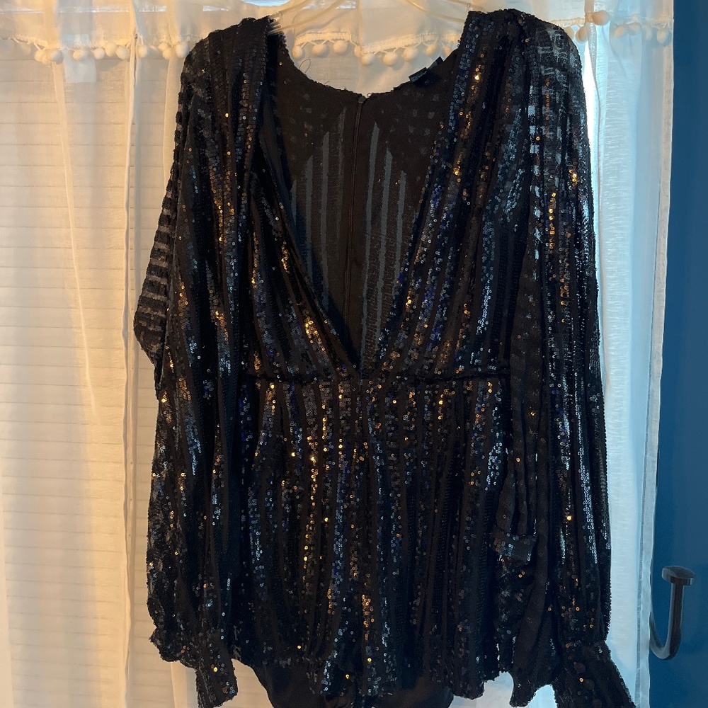 Sequined jumper